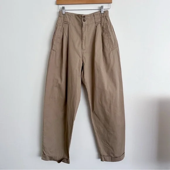 Na Nin Townes Trousers in Khaki size Medium M Tailored - Picture 2 of 5
